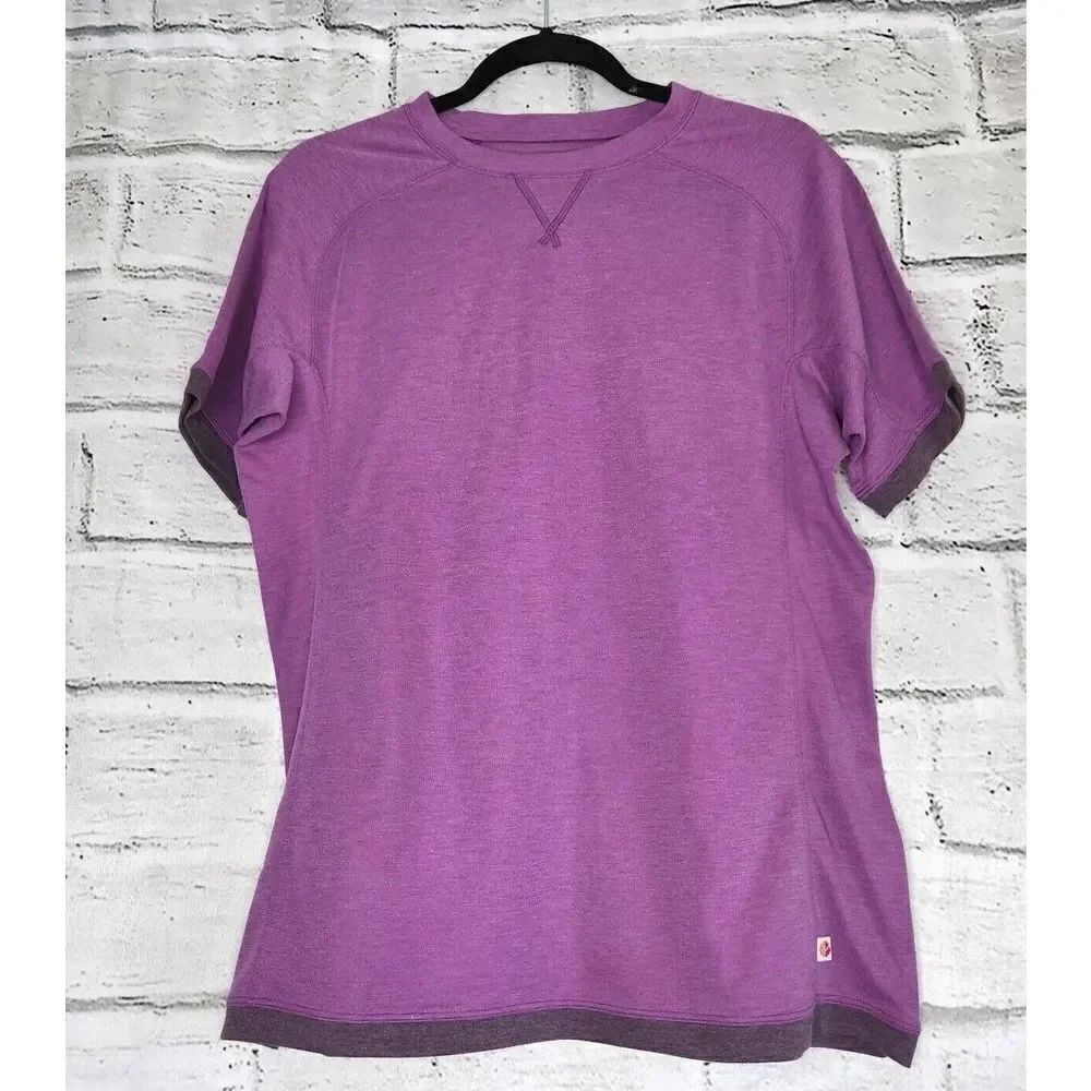 Redington Redibalance Fish Tackle Wear Short Sleeve Crew T Shirt Womens XL Purpl